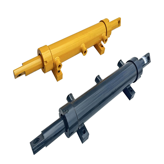 Loader oil cylinder with quick switches