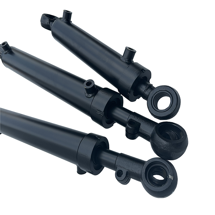 Forklift steering cylinder